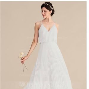 White cocktail dress - never worn!